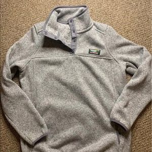 Sold!! NWOT L.L. Bean fleece pullover, grey womens, xs